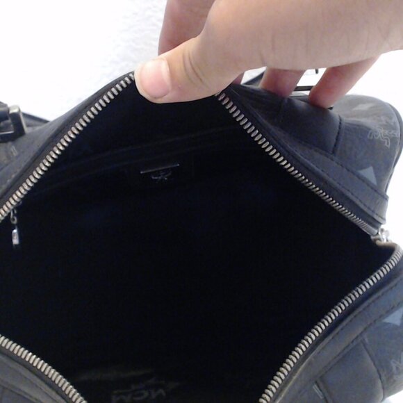 MCM Black Boston EUC with Original MCM Charm Included! - Picture 4 of 6
